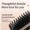 Portable Electric Heating Hair Straightener Brush Rechargeable Hot Comb