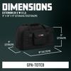 Gator Cases GPA Tote Series GPA-TOTE8 Carrying Bag for 8" Speakers, Lightweight Nylon Design [Official Japanese Product]