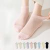 Женские весенне-летние новые дышащие влагоотводящие дезодорирующие антибактериальные бесшовные короткие носки