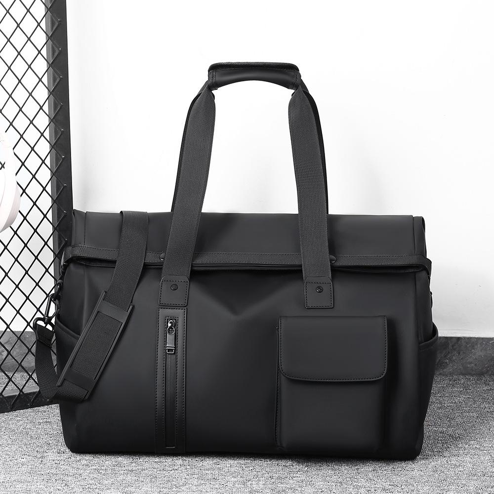 Крутая мужская сумка для фитнеса через плечо, водонепроницаемая спортивная сумка для сухого и влажного хранения, простая сумка для ручной клади