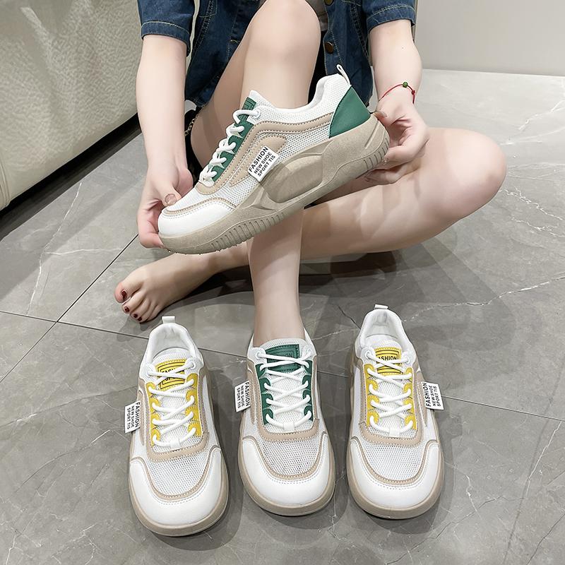 Новые женские повседневные кроссовки, осенне-весенняя спортивная обувь, удобная дышащая женская вулканизированная обувь для прогулок, женские кроссовки