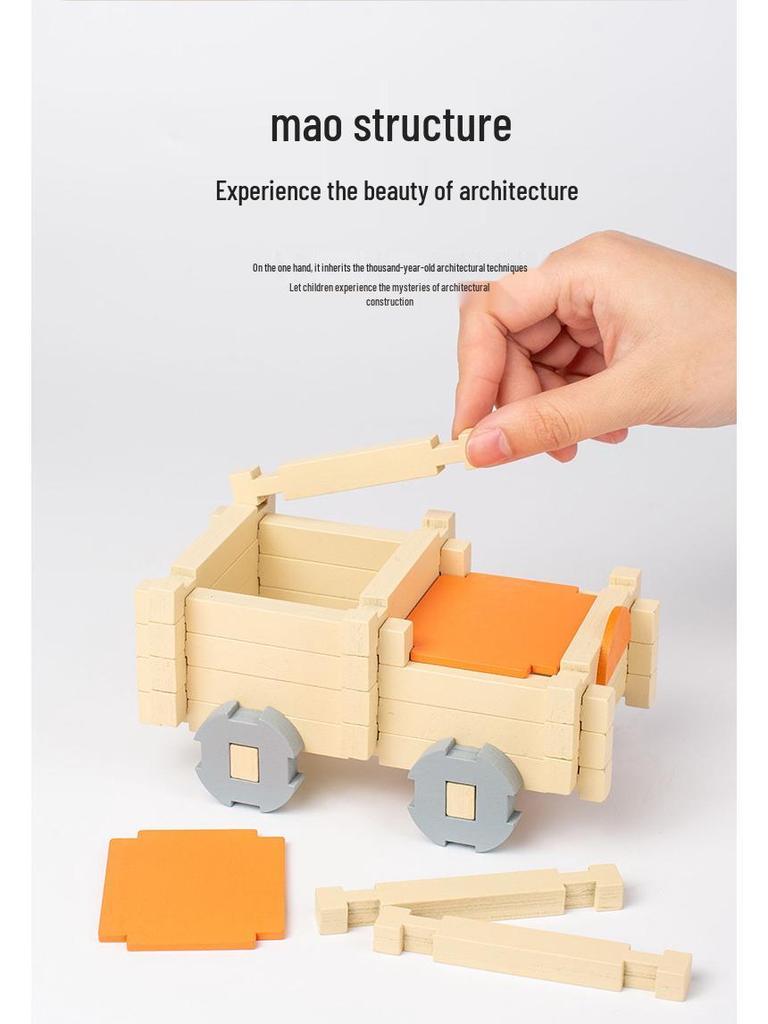 Архимед Конструктор Сделай Сам - Образовательный Набор из Сосны для Детского Сада