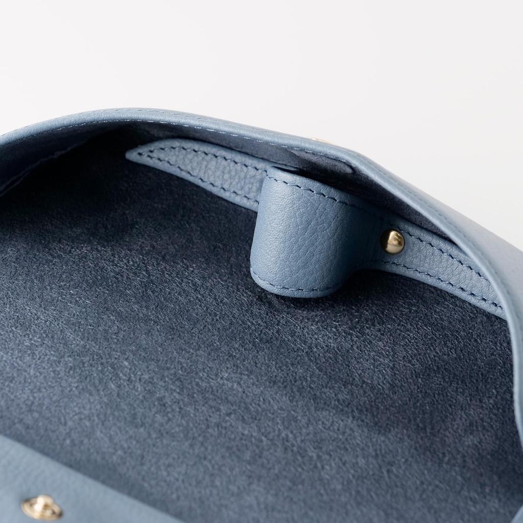 Чехол-футляр для очков, Серо-бежевый, OSL-5402