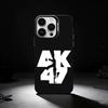 Чехол для телефона AK47 Пистолет Пули Для iPhone 17,16,15,14,13,12,11 Plus,Pro Max,XS,Цветной серебристый чехол