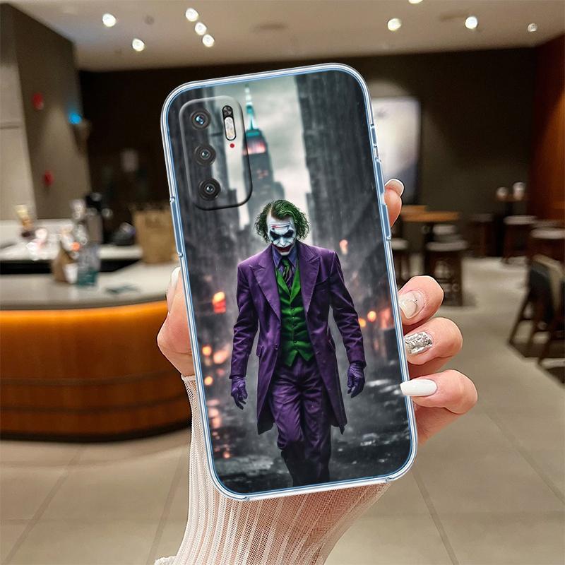 Joker Transparent Phone Case for Samsung Galaxy A04 A04S A14 A23 A34 A54 M23 M33 M52 M53
