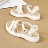 H-1 Sandals Women's New Summer Outer Wear Thick-soled Versatile Straps Soft-soled Flat-bottomed Mori Slippers