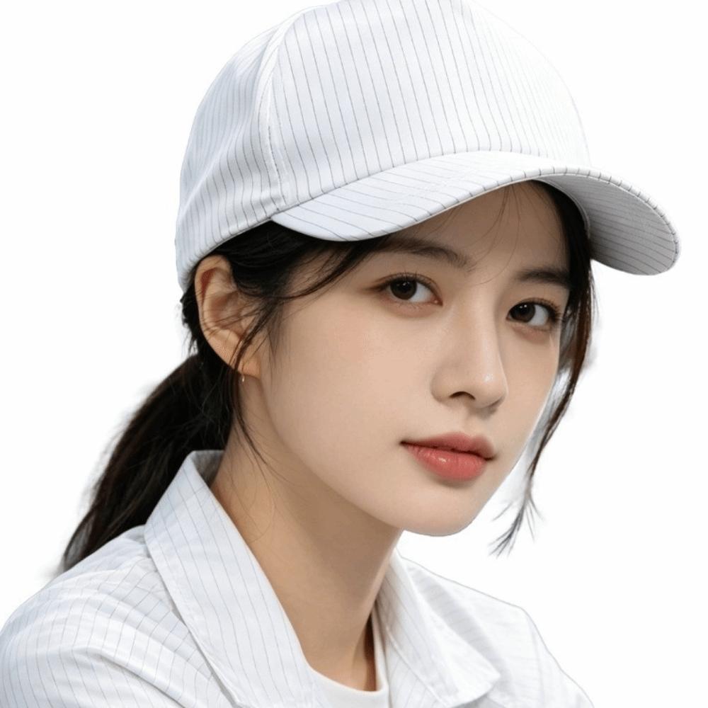Anti Static Work Hat Top Mesh Duckbill Hat Hygienic Dust Proof Hat Canteen Catering