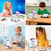 Remote Control Robot Dog Toy Programming Smart Interactive Electric Dog Toddlers 2.4GHz RC Walking Dancing Puppy Toy with LED Eyes