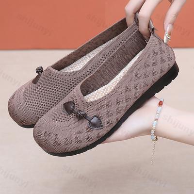 Мода 2025 Весна Лето Осень Новый Стиль Круглый Носок Плоская Подошва Неглубокий Вырез Мягкая Подошва Удобная Легкая Женская Обувь Слипоны