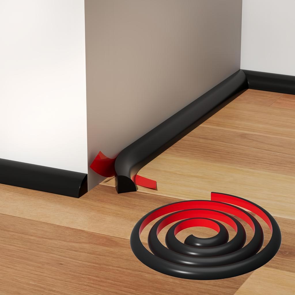 1PC 3meters/118.11in Self-adhesive Trim Wall Corner Strip Decorative Strip Molding Edge Decor Strip Floor Tiles Corner Strips