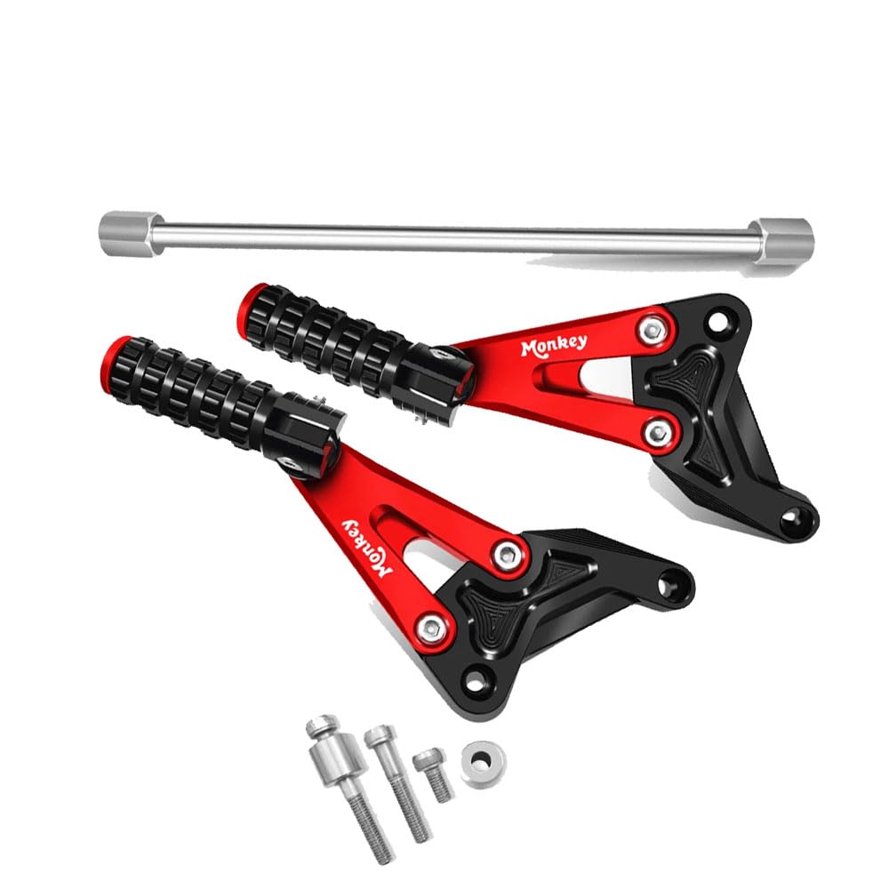 DOMOPAY ДЛЯ Monkey 125 2018-2023 Monkey 125 Мотоциклетные аксессуары Задняя педаль CNC Алюминиевая педаль