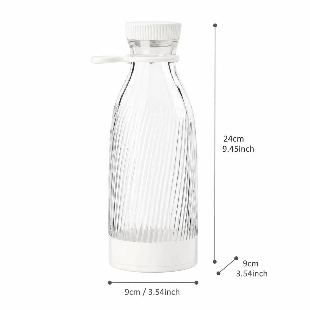 Compact Lightweight Body Fruit Blender Stainless Steel Blades USB Rechargeable Juicer Office Work