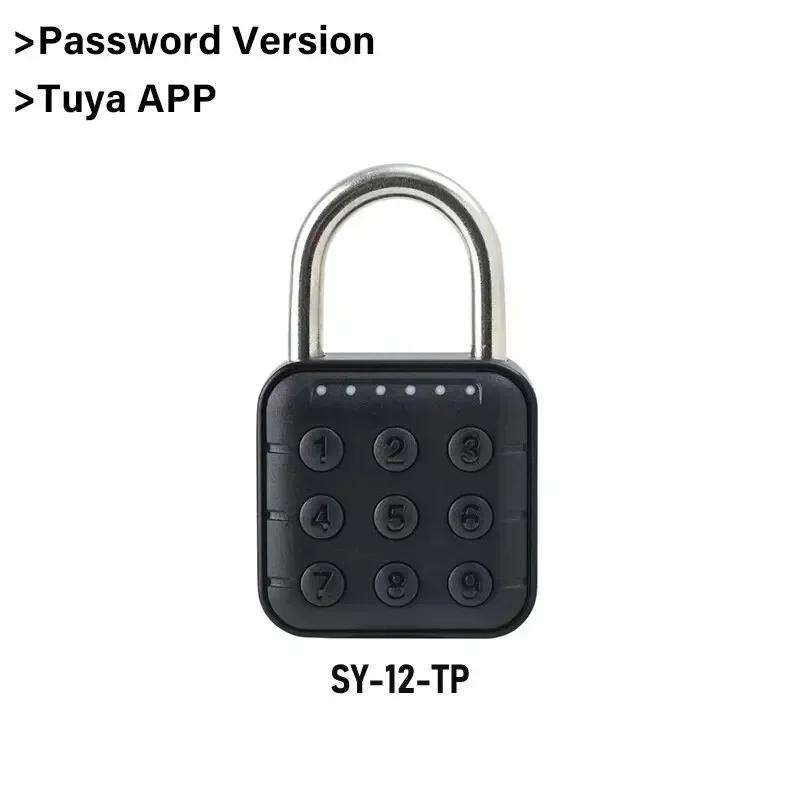 Электронный замок Tuya Bluetooth Fingerprint Padlock Цифровой замок для багажа APP Временный пароль Удаленно IP67 Декомпрессионные игрушки
