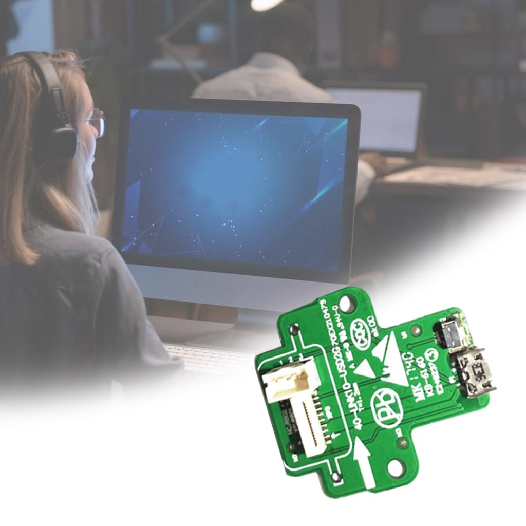 Плата печатной платы порта зарядки Micro USB для динамиков JBL Link 10, зеленая, высокопрочная запасная часть