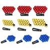 20Pcs Car Wheel Nut Bolt Head Cover Cap 17/19/21mm Cap Protective Bolt Caps Exterior Decoration Protecting Bolt Rims Screws Plug