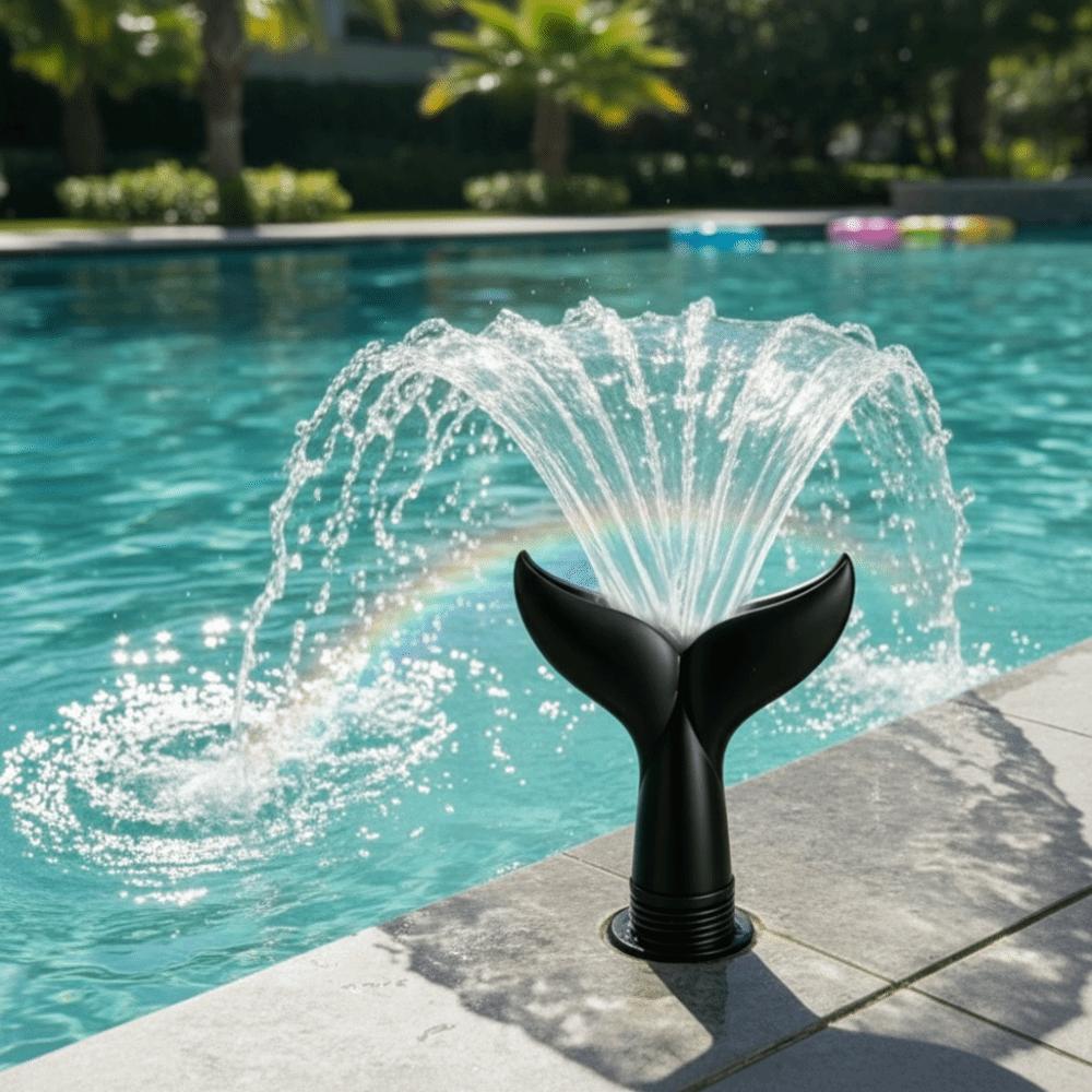 Fountain Effect Swimming Pool Fountain Oxygenating Pool Waterfall Sprayer  Inground Swimming Pool