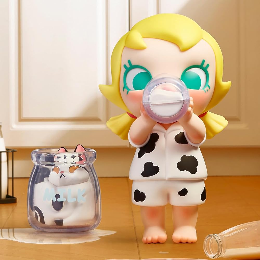 POP MART Серия Baby Molly & Baby Tabby, 3 Фигурки в Слепых Коробках, ПВХ Игрушка, Коллекционные