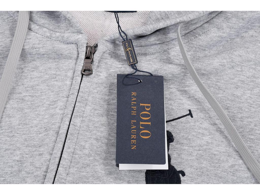 Мужской кардиган-поло с вышивкой Ralph RL - Свободный крой, Большой размер, Толстовка для весны и осени.