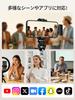 Zaahir 2026 Wireless Lavalier Microphone Metal Windshield Bluetooth iPhone iPad PC Android 360° Sound Plug and Play LED Indicator APP Supports 2 Users