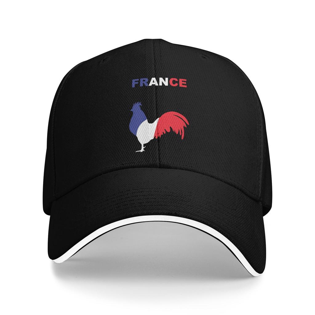 Spring French Rooster France Flag Baseball Cap Kpop Rock Trendy Print Sun Trucker Hat FeUnisex Unisex SunProof Baseball Caps