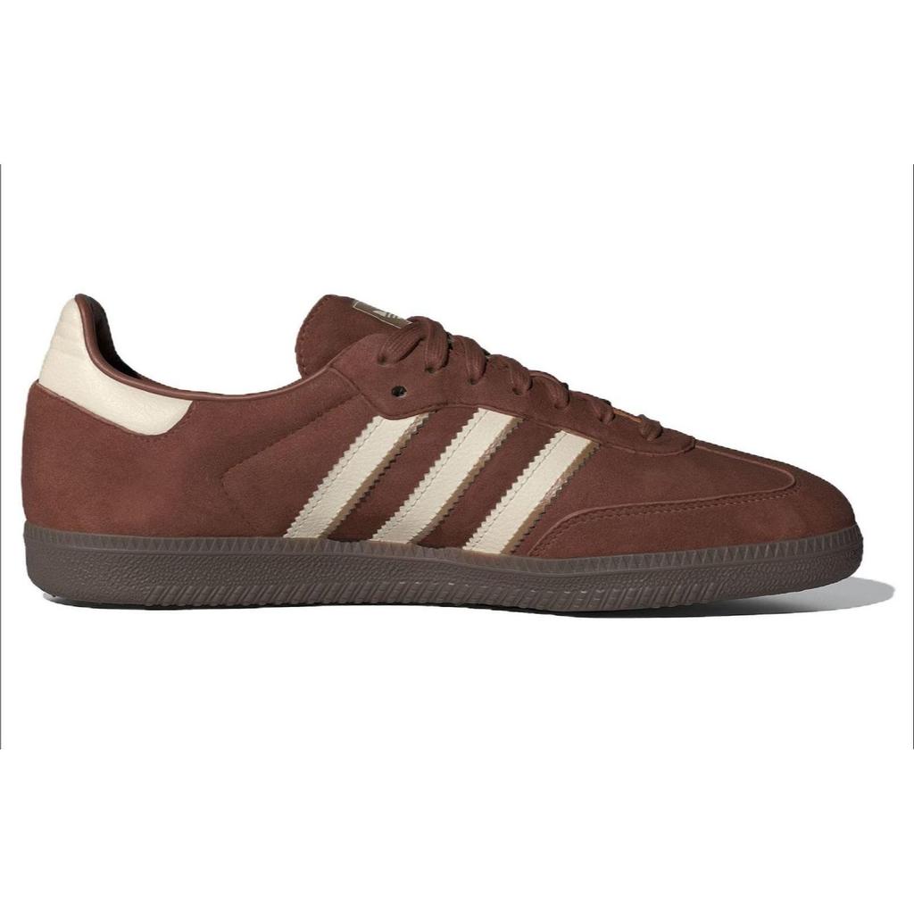 adidas Коричневые кроссовки унисекс Samba OG Preloved Wonder-White Earth-Strata IG1357