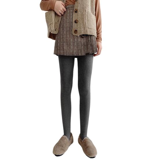 Женские колготки Высокая эластичность Плотная посадка Подчеркивающие изгибы тела Брюки для ягодиц Осень Зима Бархатная подкладка Леггинсы