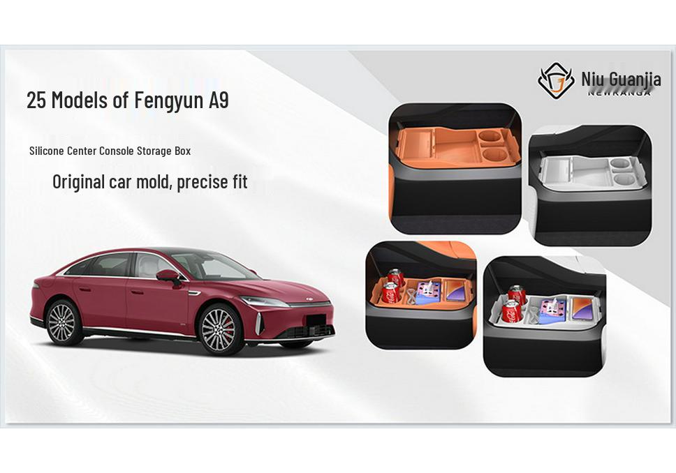 Fengyun A9 Center Console Glasses Storage Box for 25 Car Models