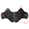 For Harley Touring Softail Dyna Sportster XL Kawasaki Yamaha Honda Motorcycle Universal Heat Saddle Shield Deflectors PU Leather