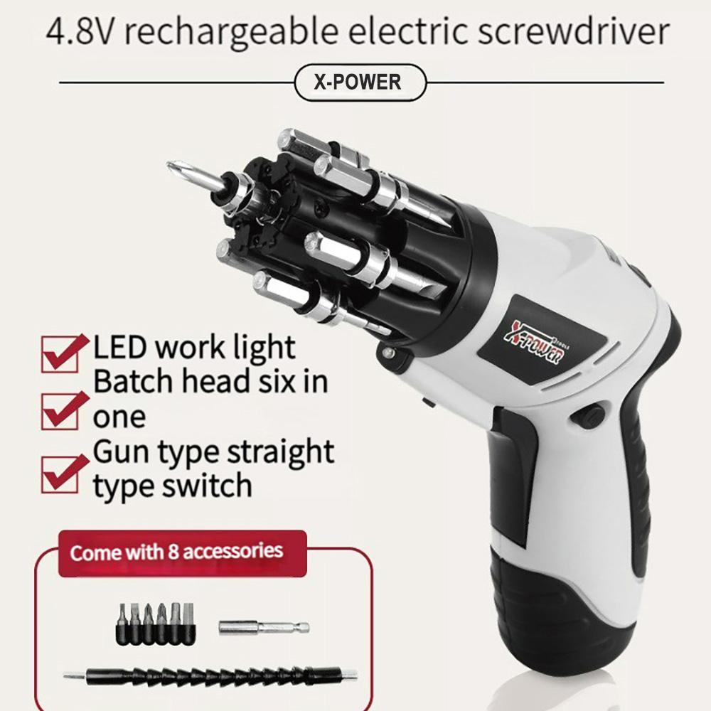 4.8v 180rpm 700mah 3nm Battery Electric Screwdriver Cordless Drill And Cordless Screwdriver Wireless Rechargeable Screwdriver