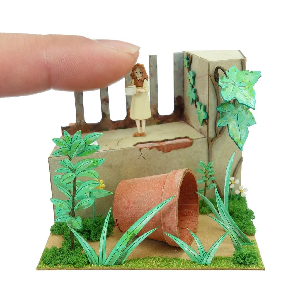 Sankei Studio Ghibli Mini Ариэтти из страны лилипутов Забытые вещи Бумажная модель MP07-104