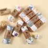 120*120 Cm Soft Muslin Cotton Baby Blanket Bamboo Cotton Blanket Wrap Cute Cartoon Newborn Blankets Infant Wrap Sleepsack