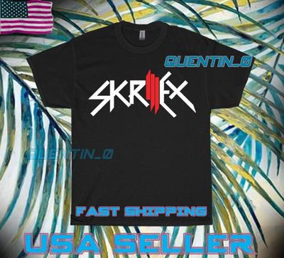 НОВАЯ Футболка ПРЕМИУМ Футболка С ЛОГОТИПОМ SKRILLEX СМЕШНАЯ УНИСЕКС РАЗМЕРЫ ОТ S ДО 5XL