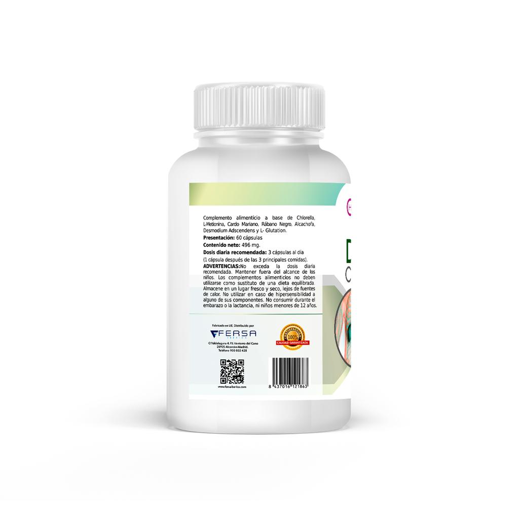 Детокс-очиститель Healthy Fusion | Расторопша, артишок, редис, хлорелла | Мочегонное и дренажное средство | 60 натуральных капсул