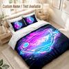 Rocket League Bedding Set, 1 Duvet Cover & 2 Pillowcases Soft Comfortable Bedroom Home Textile Decor