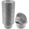 50Pcs Disposable Baking Cup Tray Food Grade Cupcake Mold Aluminum Tin Foil Baking Pans  Pudding