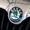 Автомобильная наклейка 2025 Новая 1 шт. 8/9 см Значок Наклейка на капот автомобиля Наклейка на задний багажник Для Skoda Octavia Rapid Kodiaq Karoq Fabia Kamiq