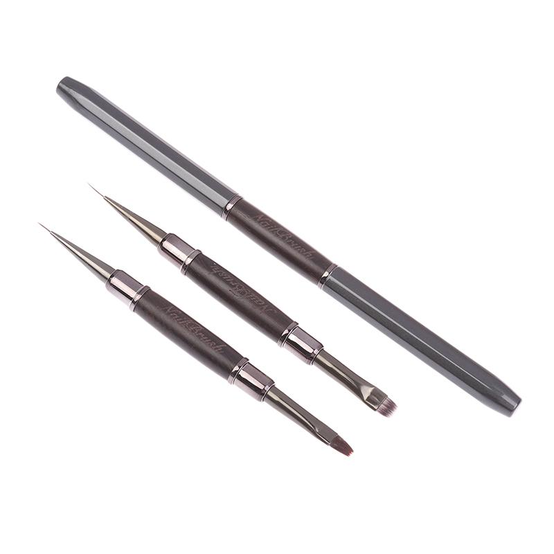 Двусторонняя кисть-ручка для ногтей, клей, кисть для фототерапии, кисть для УФ-геля, двусторонняя ручка для рисования нейл-арта, маникюрные кисти, инструмент