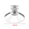 5/10Pcs Suction Cup Hooks with Screw Nut 40 Mm Clear Sucker Pads Strong Adhesive Suction Holder for Car Glass Bathroom Wall Door