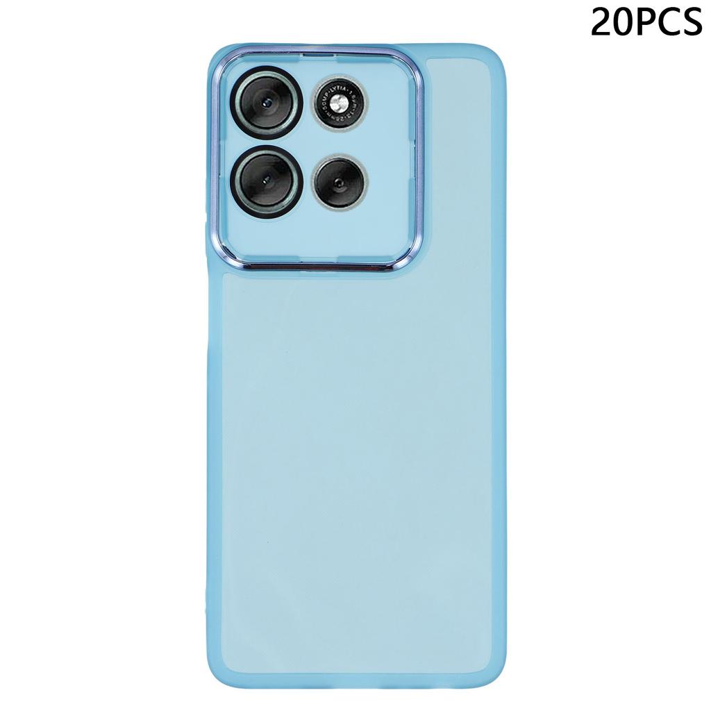 Bulk Purchasing 20Pcs For Motorola Moto G56 5G Case Electroplated Camera Frame TPU Phone Cover Precise Cutouts
