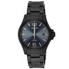 Longines CONQUEST Quartz 5 ATM Water Sapphire Blue Stainless Black Men's V.H.P. Watch, Resistant, Crystal, Dial, Steel, L3.716.2.96.6, [Used]