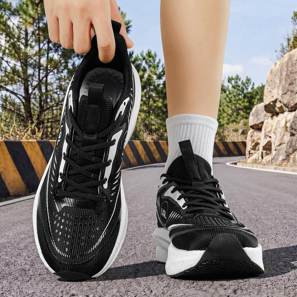 Unisex Ultra Light Running Shoes Breathable Cushioned Sport Sneakers for Jogging Walking Training Travel Daily Wear Sizes 36-45