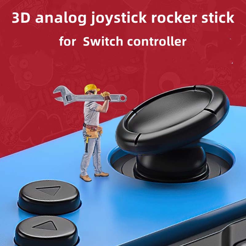Replacement Joystick for NDS Switch NS Lite Joycon 3D Analog Sensor Module for Switch Controller Left Right Thumb Stick Cap