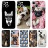 Чехол для телефона iPhone 17 Air Cases iPhone 16 15 12 13 14 Pro Max SE 7 8 Plus iPhone11 Прозрачный Мягкий Чехол Французский Бульдог Собака Питомец