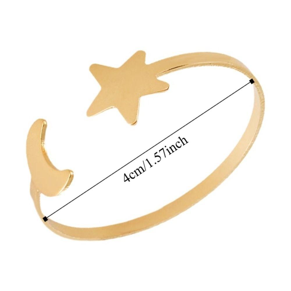 6PCS Modern Star Napkin Buckle Minimalist Serviette Ring Festival Party Napkin Buckle Table Setting