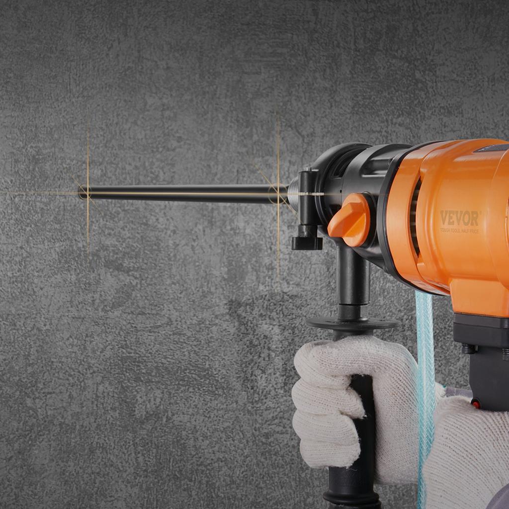 VEVOR Core Drill Bit, 1" Wet Diamond Core Drill Bits, 14" Drilling Depth Concrete Core Drill Bit, 5/8"-11 Inner Thread, Laser Welding