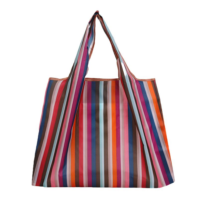 Сумка Большая складная сумка для покупок Многоразовая сумка для продуктов Прочная нейлоновая сумка подходит для подарка на переработку продуктов