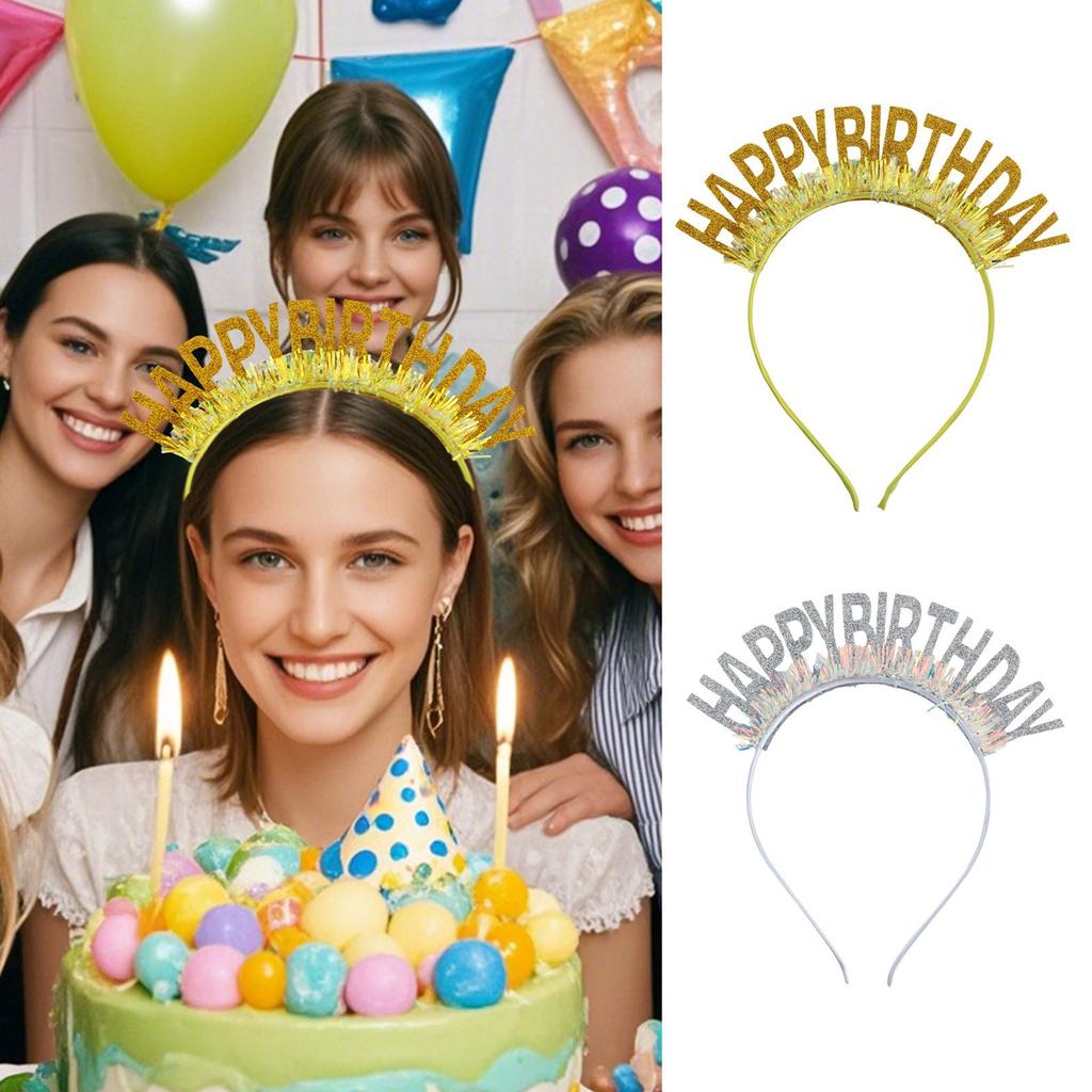 Фестивальные реквизиты Головные уборы Повязка на голову для детской семейной вечеринки по случаю дня рождения Прекрасный сверкающий головной убор Аксессуары для вечеринок