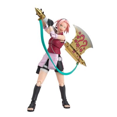 TAMASHII NATIONS С.Х.. Figuarts Наруто Харуно Сакура - Издание NARUTOP99 - 135 мм ПВХ и АБС Раскрашенная Подвижная Фигурка
