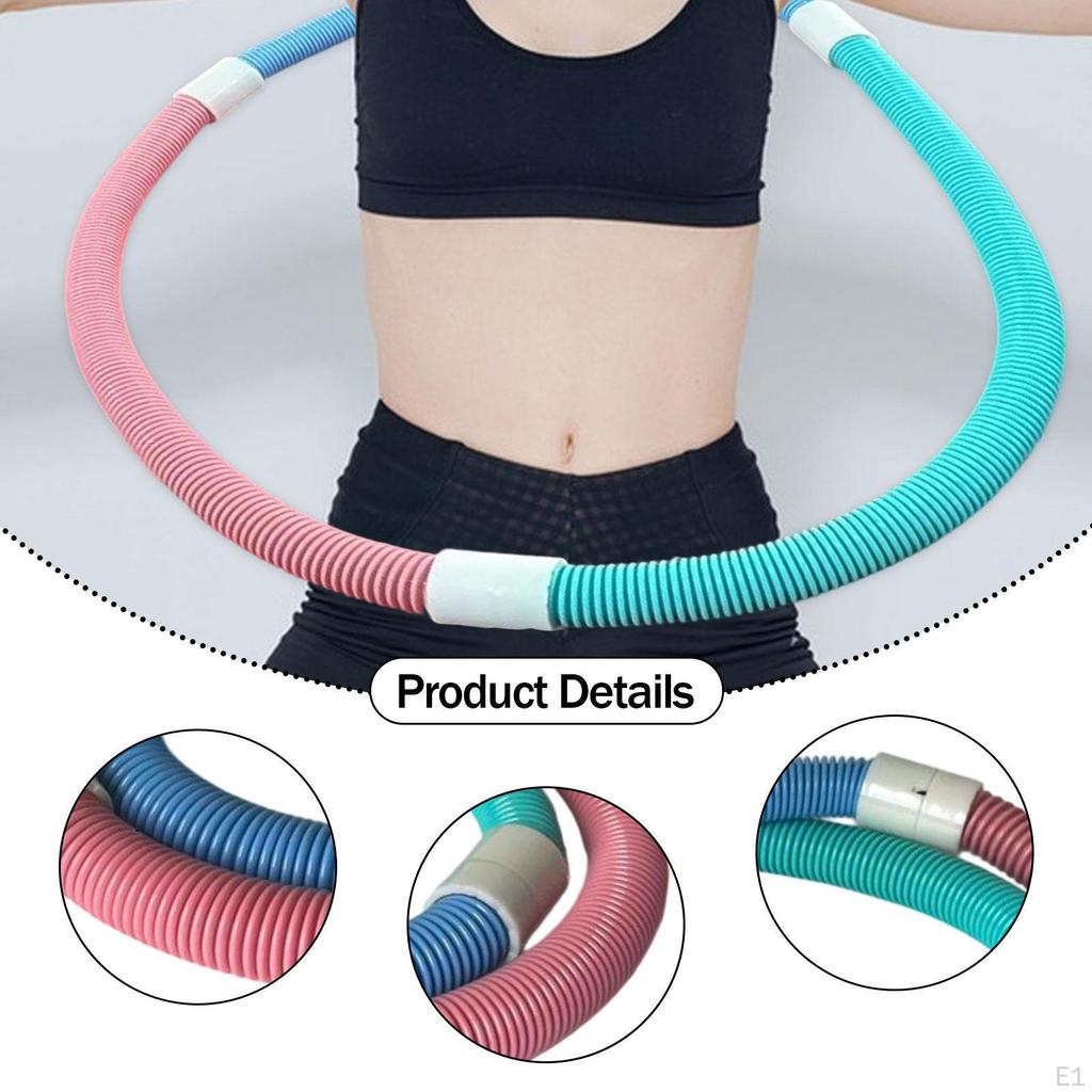 Утяжеленный фитнес-обруч Круги для живота Почувствуй комфорт Тренировка Складной Спорт Тренировка