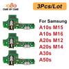 3 шт. Плата USB-порта для зарядки Шлейф для Samsung A10s M15 M16 A20s M12 M14 A30s A50s Плата зарядного устройства Шлейф Ремонт A307F A507F